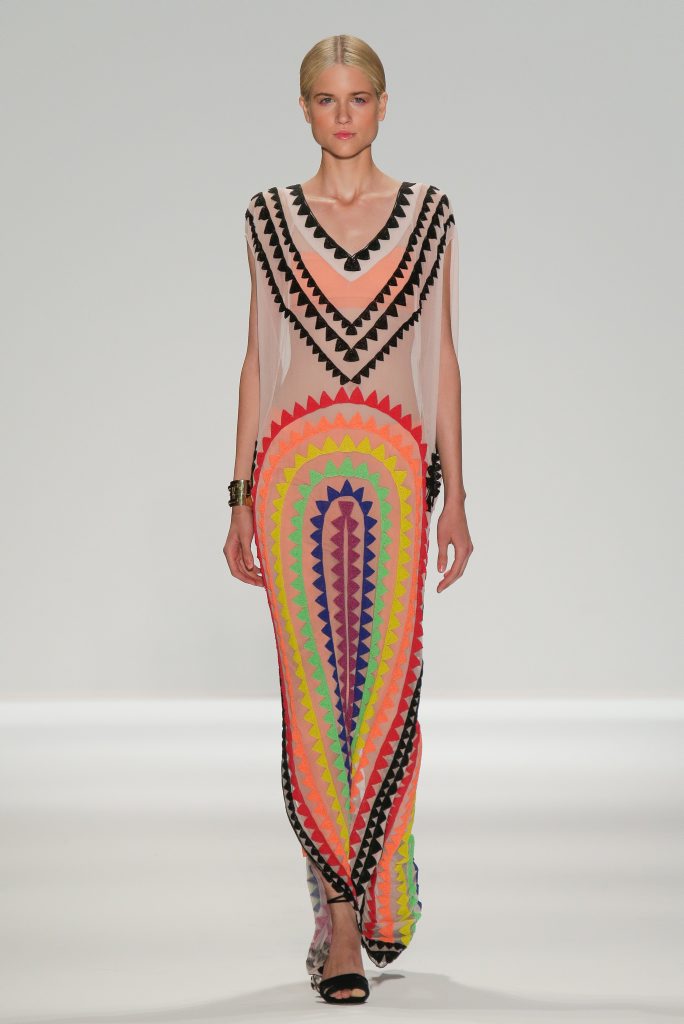 Spring was in the air in Mara Hoffman's collection. Spring was in the air in Mara Hoffman's collection.